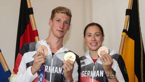 Florian Wellbrock und  Sarah Köhler haben geheiratet