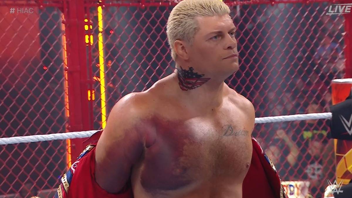 WWE Hell in a Cell: Cody Rhodes kämpft 24 Minuten mit Horror-Verletzung -  das sagte er danach