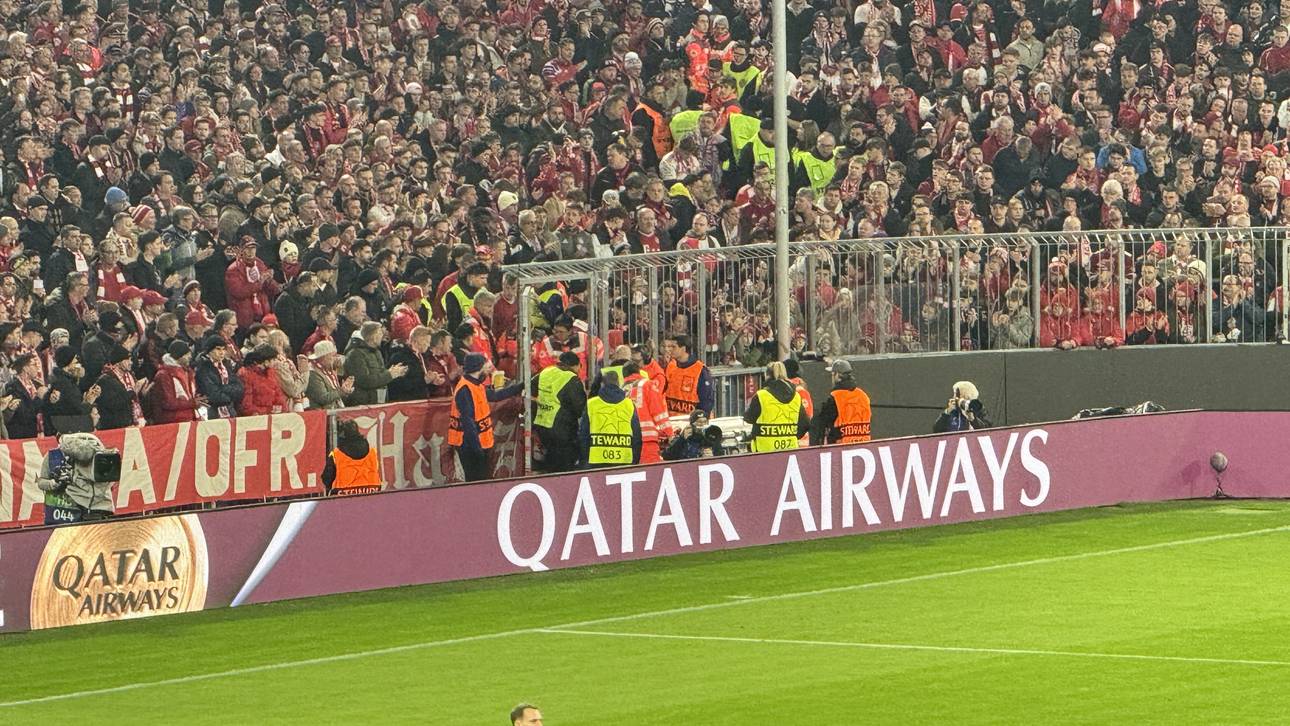 Notarzteinsatz in der Allianz Arena