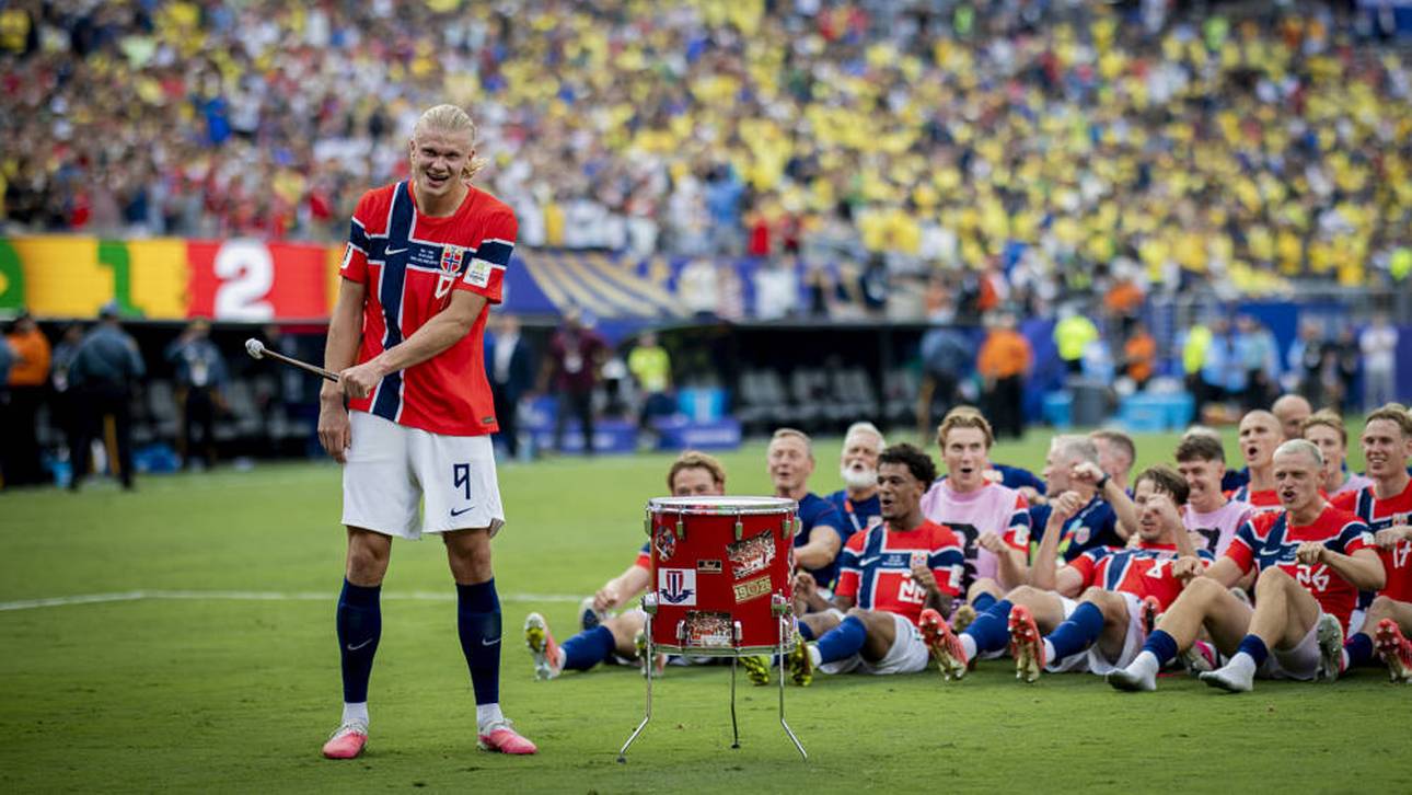 Erling Haaland hat Norwegen bei der WM schon bis ins Viertelfinale geführt