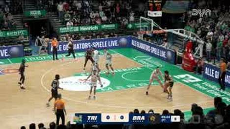 Die BBL-Highlights der Partie VET-CONCEPT Gladiators Trier - Basketball Löwen Braunschweig im Video.
