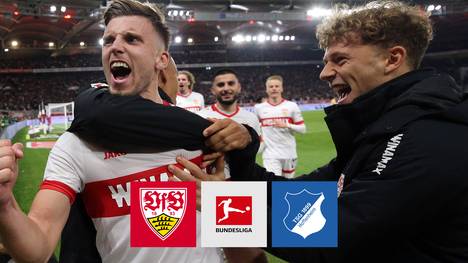 Der VfB Stuttgart sichert sich gegen Hoffenheim in der letzten Minute einen Punkt. Ermedin Demirovic trifft spät zum 1:1. 