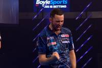 Weltmeister Luke Humphries zerlegt im Halbfinale des Darts World Grand Prix Ryan Joyce mit 5:0 und kann im Finale gegen Mike de Decker seinen Titel verteidigen.