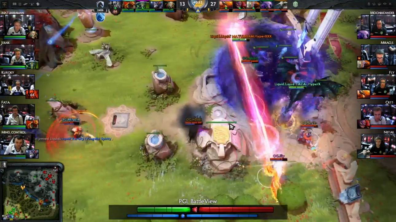 Team-Fights überwiegen in Dota 2