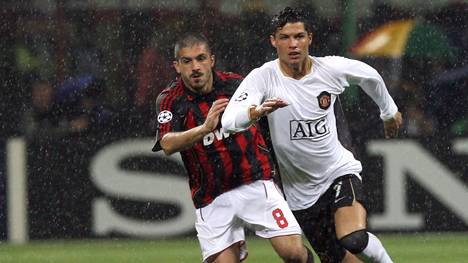 Gennaro Gattuso gegen Cristiano Ronaldo bei Manchester United