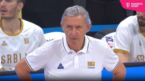 Serbien steht im Finale! Mit 95:86 endet das Spiel zugunsten des leichten Außenseiters. Serbien-Trainer und Ex-Bayern-Coach Svetislav Pesic vor zweiten WM-Titel. 