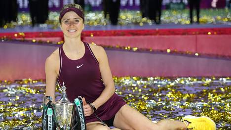 Jelena Switolina gewann im vergangenen Jahr die WTA-Finals
