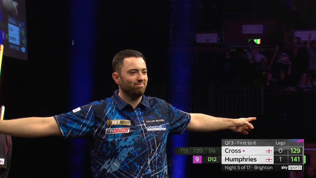 Ekstase in Brighton! Humphries spielt den 9-Darter