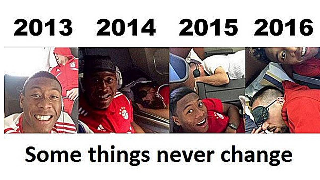 Alaba nimmt Ribery auf den Arm