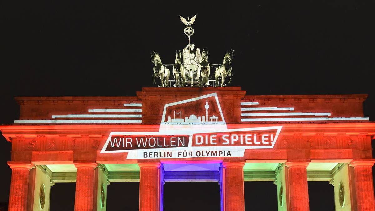 Olympia 2024 in Berlin-Brandenburger Tor