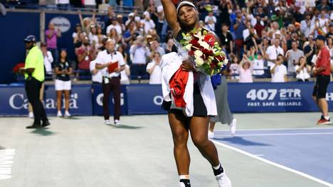 Serena Williams wurde in Toronto gefeiert