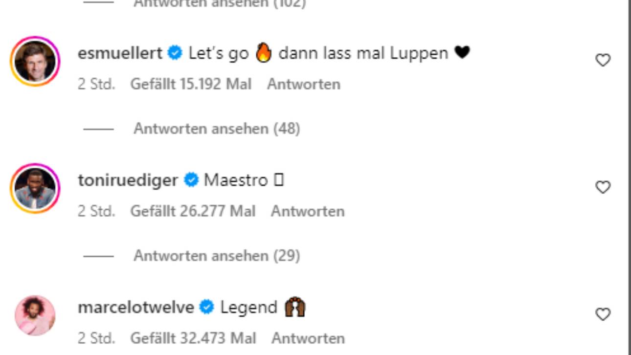 Toni Kroos wird gefeiert