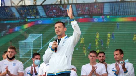 Andriy Shevchenko schied mit der Ukraine bei der EM 2021 im Viertelfinale aus