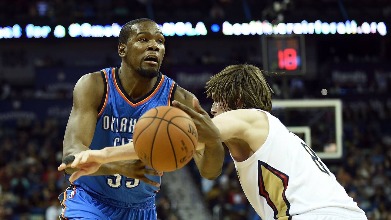 Durant zurück, Thunder verlieren