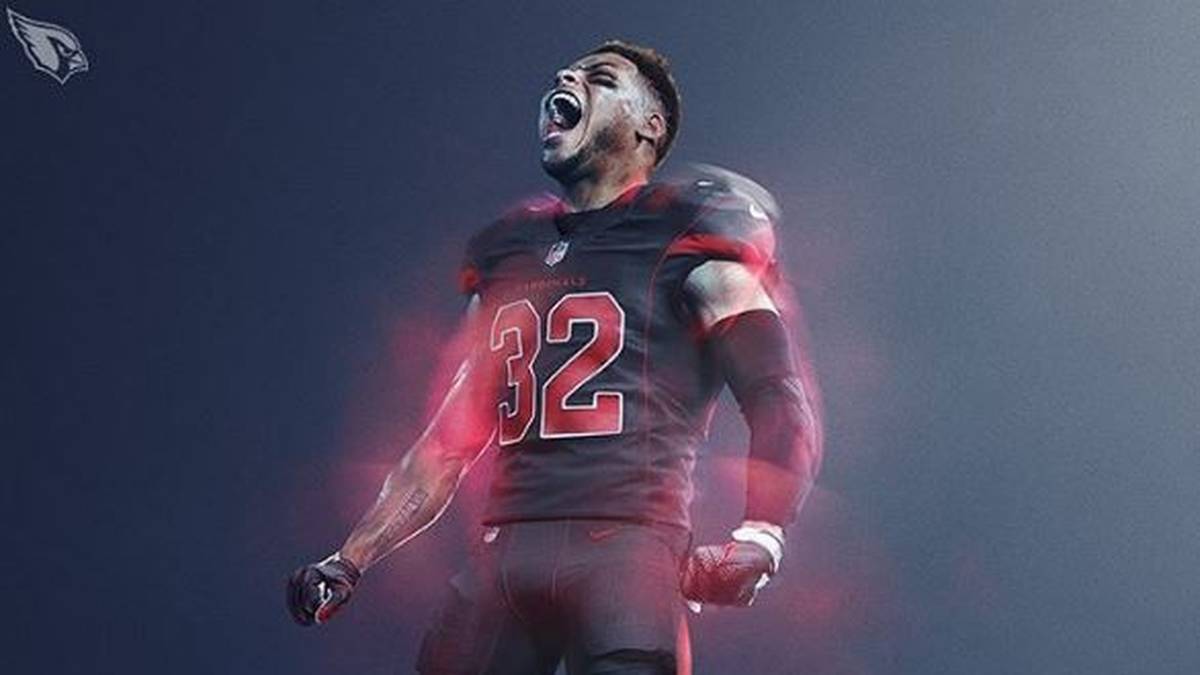 Tyrann Mathieu von den Arizona Cardinals trug sein Color-Rush-Outfit am  6. Oktober gegen die San Francisco 49ers. Am Ende sprang ein 33:21-Erfolg heraus