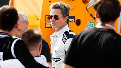 Brad Pitt sorgt in Silverstone mit seiner Filmcrew für Aufregung