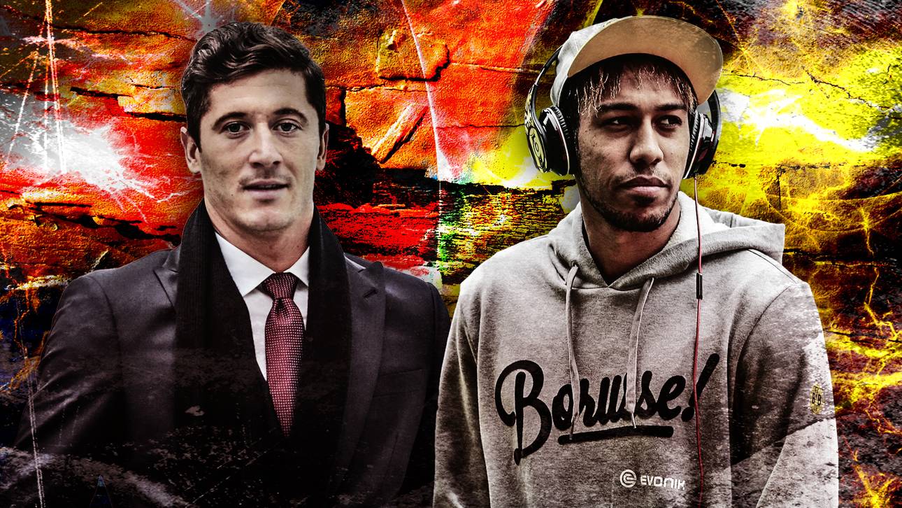 Lewy und Auba im Instagram-Check