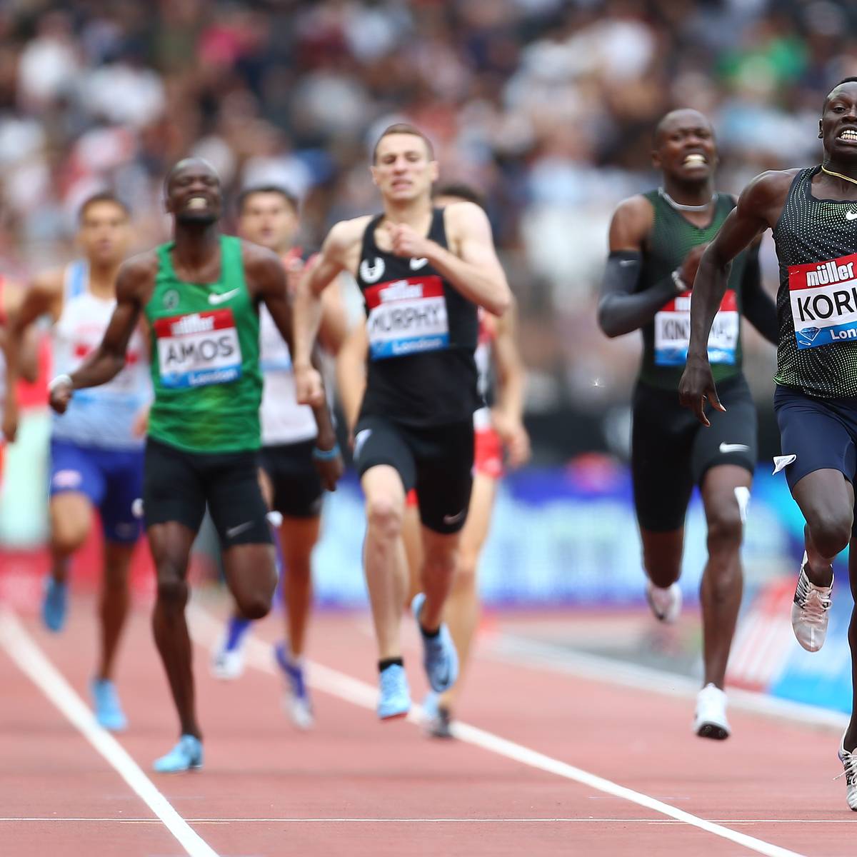 Leichtathletik 800 M Jahresweltbestzeit Durch Kenianer Emmanuel Korir