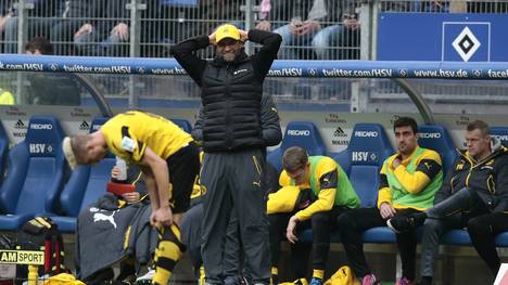 Jürgen Klopp Hamburger SV v Borussia Dortmund - Bundesliga 