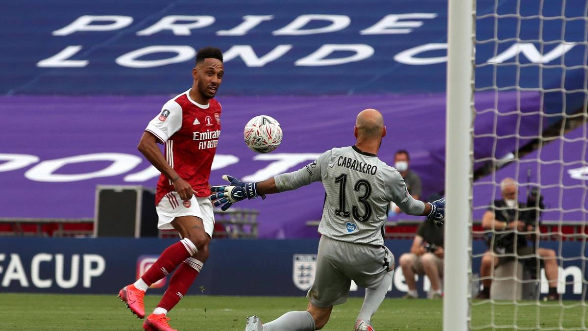 Pierre-Emerick Aubameyang vom FC Arsenal traf im FA-Cup-Finale doppelt gegen Chelsea