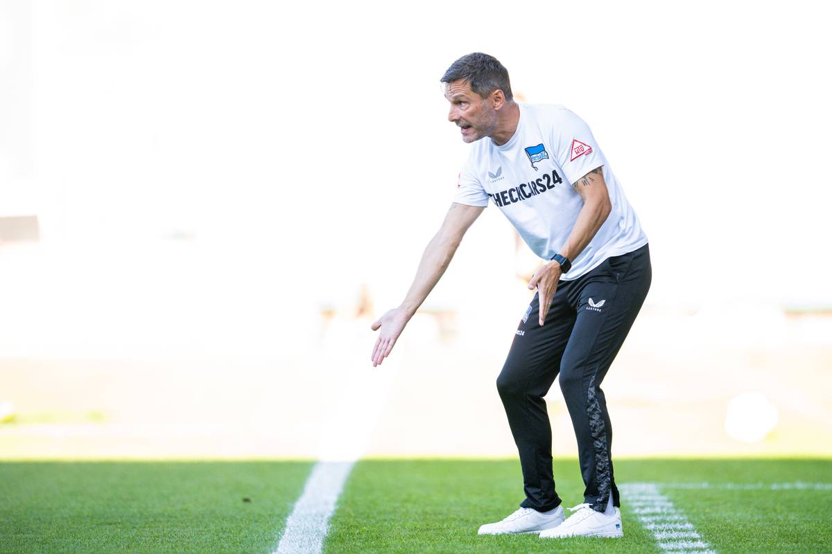 Mit Ach und Krach hat sich Hertha BSC in der ersten Pokalrunde das Weiterkommen gesichert. Die Partie bei Preußen Münster offenbart allerdings große Probleme beim Team von Trainer Stefan Leitl.