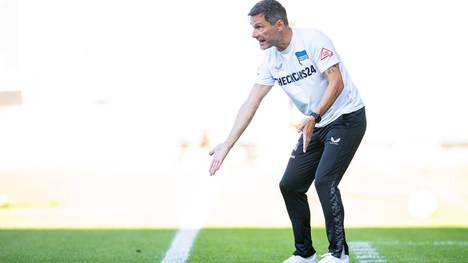 Mit Ach und Krach hat sich Hertha BSC in der ersten Pokalrunde das Weiterkommen gesichert. Die Partie bei Preußen Münster offenbart allerdings große Probleme beim Team von Trainer Stefan Leitl.