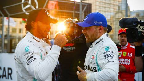 Formel 1, Baku: Hamilton steckt gegen Bottas zurück - unterschätzt er ihn?