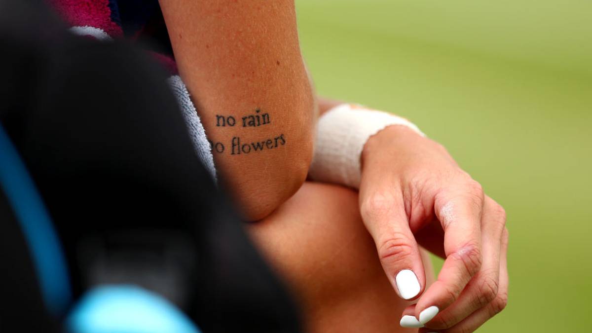 "No rain, no flowers" - kein Motto für alle Schön-Wetter-Tennisspielerinnen