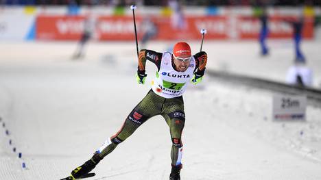 Johannes Rydzek siegte in Lahti vor seinem Teamkollegen Vinzenz Geiger