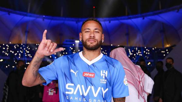 Neymar Jr. wechselte für rund 90 Millionen Euro zu Al Hilal