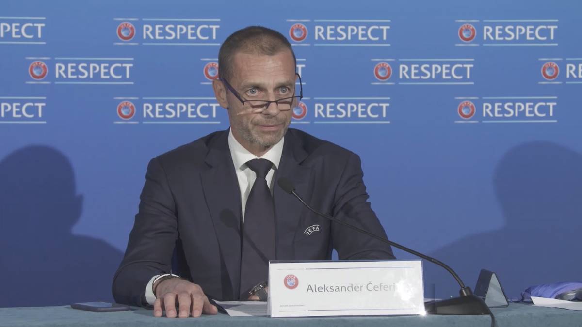 Super League: UEFA-Präsident Ceferin rechnet mit Plänen für neuen Wettbewerb ab