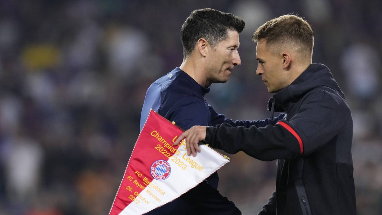 Transfermarkt: Robert Lewandowski rät Joshua Kimmich zum Barcelona-Wechsel