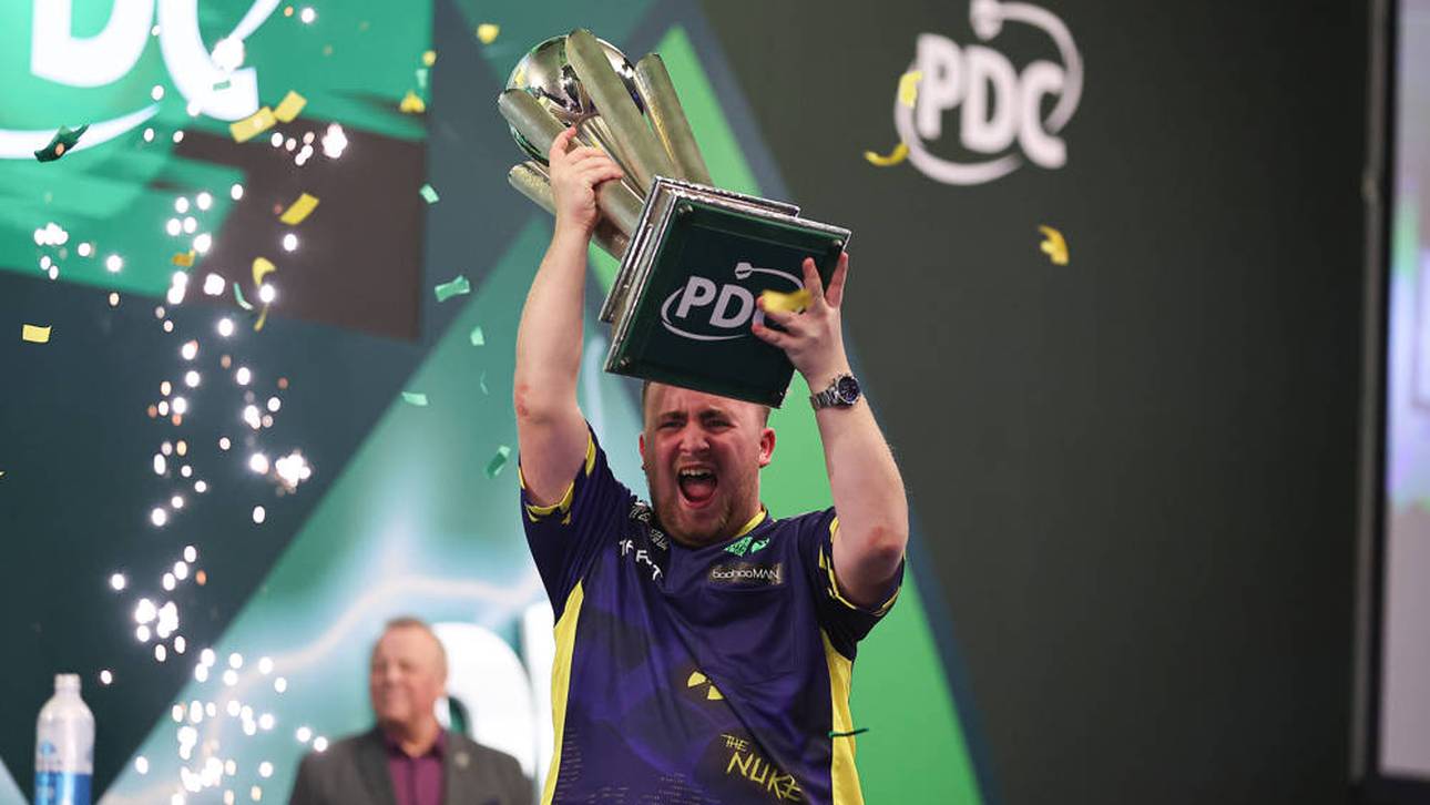 Luke Littler gewann Anfang Januar seinen ersten WM-Titel und will den Rekord von Phil Taylor angreifen