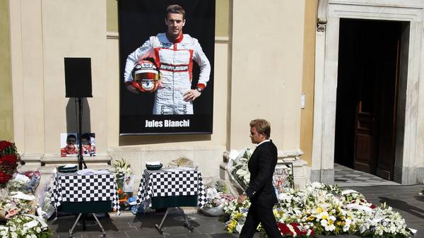 Beisetzung von Jules Bianchi Nico Rosberg