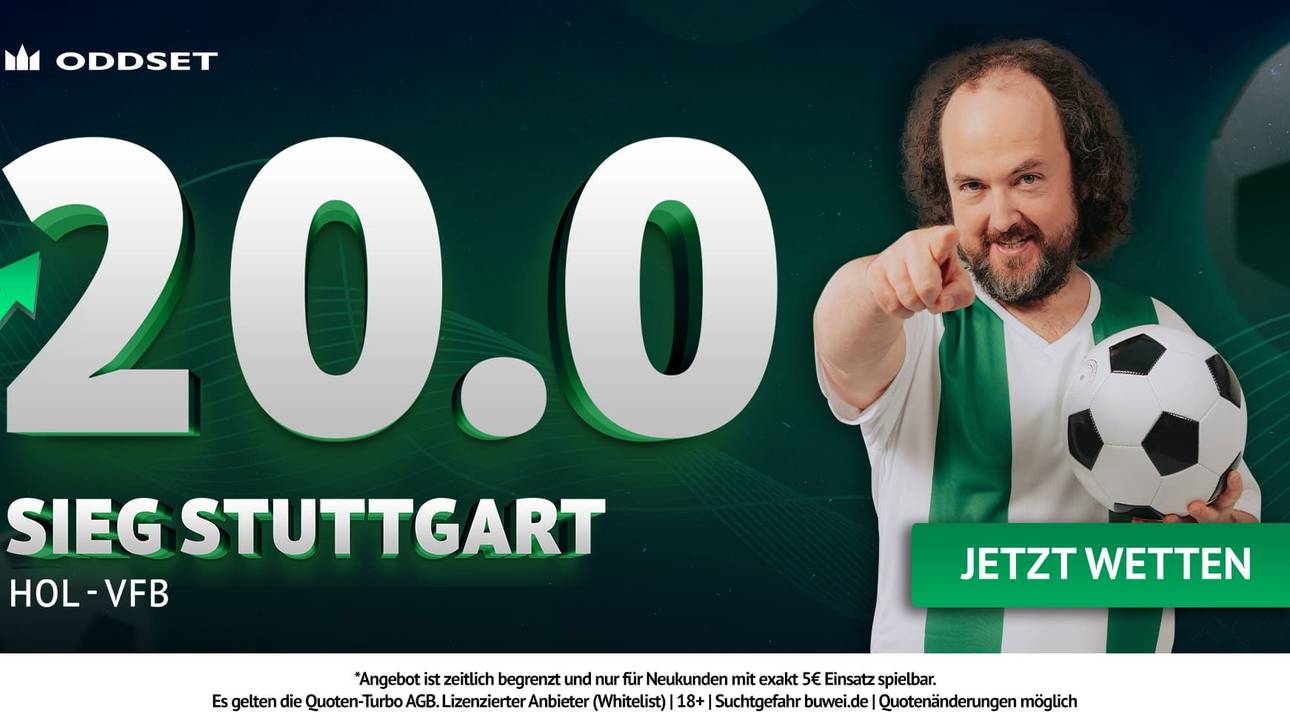 ODDSET 20er Quotenboost für Kiel gegen Stuttgart am 04.02. | DFB Pokal