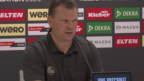 RWE träumt vor der Rückkehr in die 2. Bundesliga. Trainer Uwe Koschinat gibt sich optimistisch und strebt einen Heimsieg im Hinspiel an.