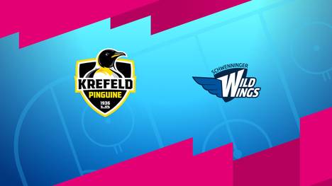 Krefeld Pinguine - Schwenninger Wild Wings: Tore und Highlights | PENNY DEL