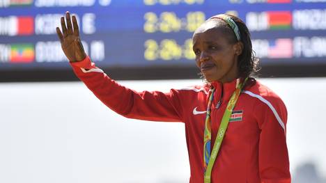 In Rio gewann Jemima Sumgong als erste Kenianerin olympisches Gold im Marathon 