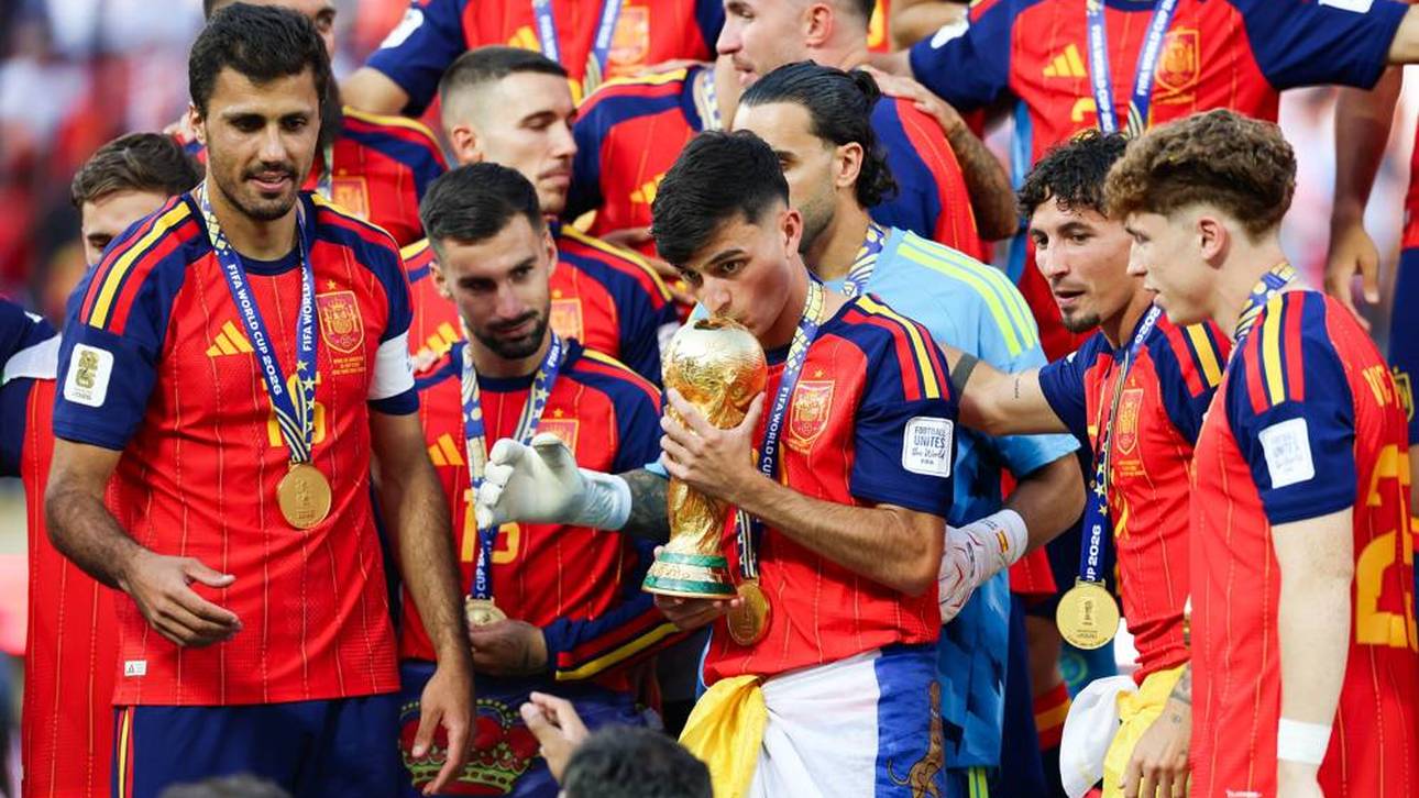 Der Empfang für Spaniens WM-Helden