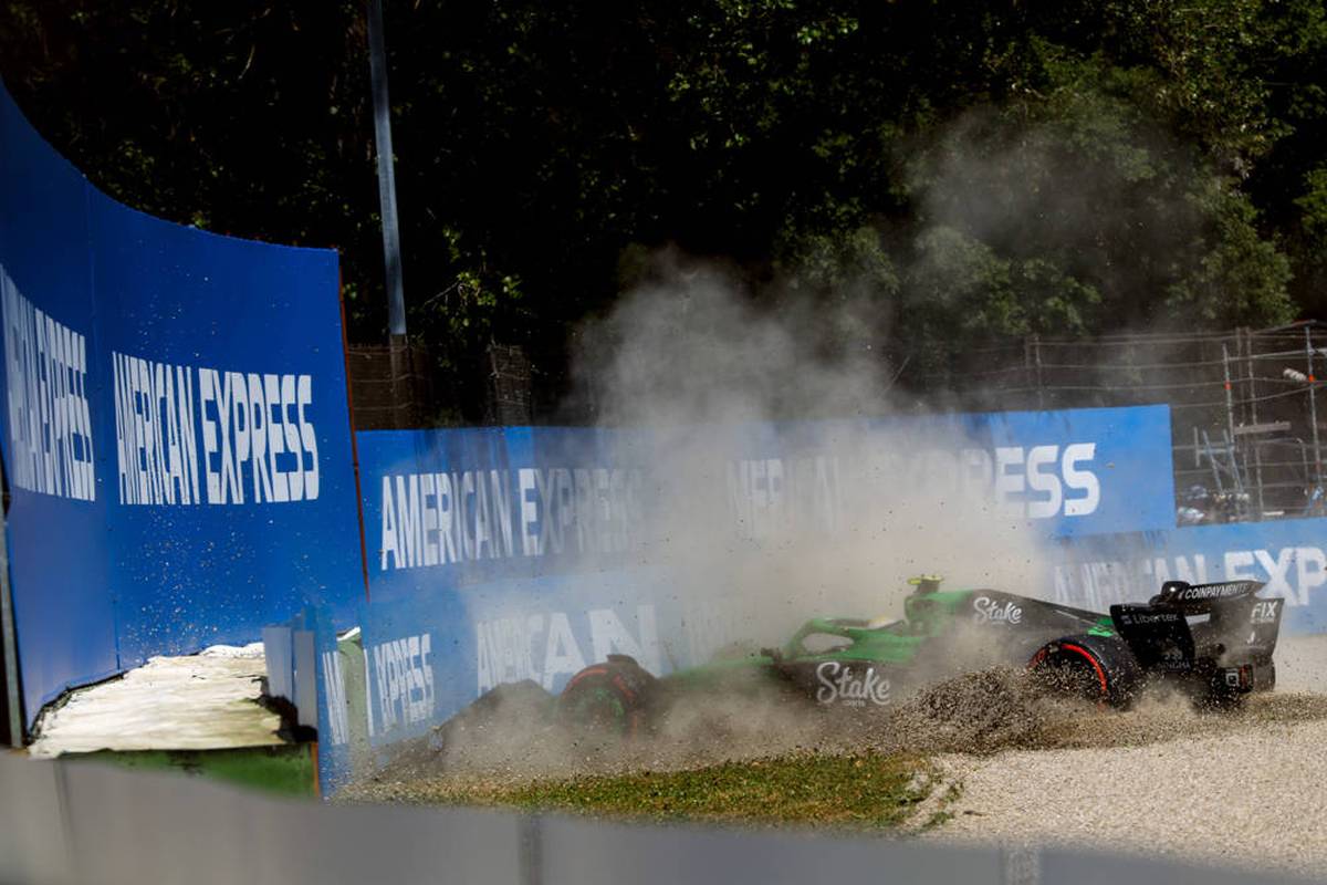 F1-Youngster crasht in Imola