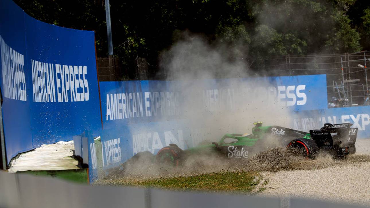 F1-Youngster crasht in Imola