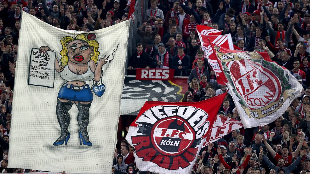 Kölner Ultra-Fahne beschlagnahmt