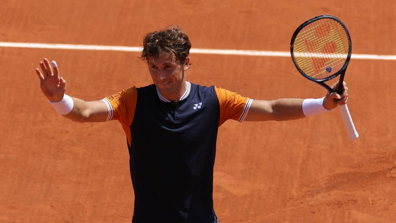 Ruud locker in zweiter Runde