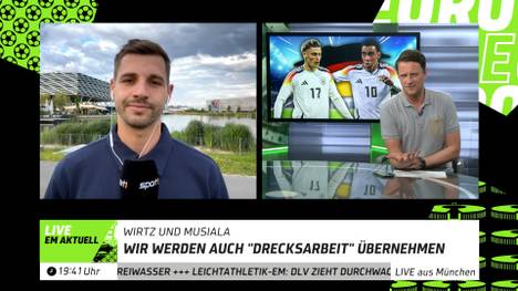 SPORT1 Reporter Manfred Sedlbauer spricht über die Ausrechenbarkeit der deutschen Nationalmannschaft bei der EM 2024 und das Verhältnis von Jamal Musiala und Florian Wirtz.