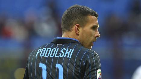 Lukas Podolski wechselte vom FC Arsenal zu Inter Mailand