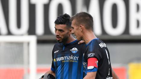 Uwe Hünemeier (r.) brachte Paderborn auf Siegkurs