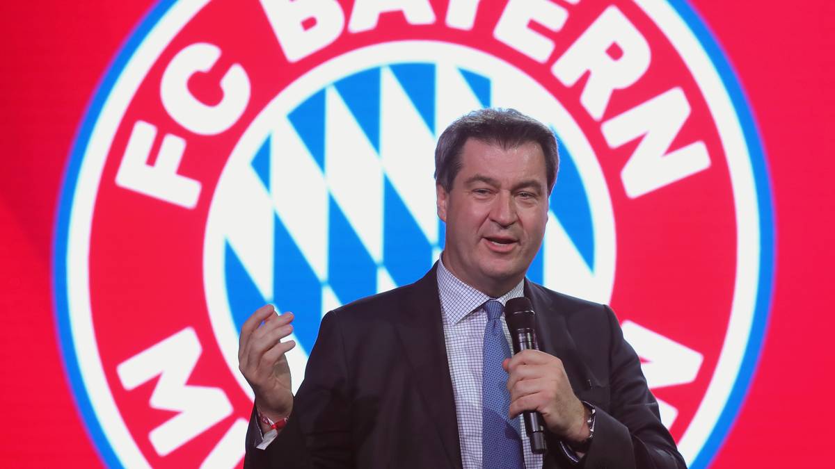 Söder ließ sich nicht lange bitte und richtete ebenfalls seine Glückwünsche an Klub und Mannschaft
