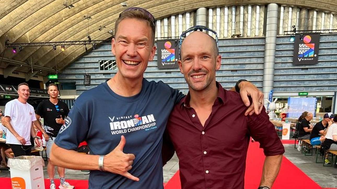 Dirk Janz (l.) und Patrick Lange bei der Siegerehrung