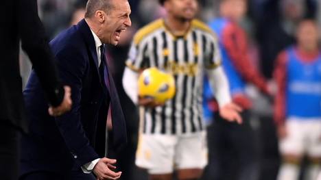 Verärgert: Juve-Coach Massimiliano Allegeri