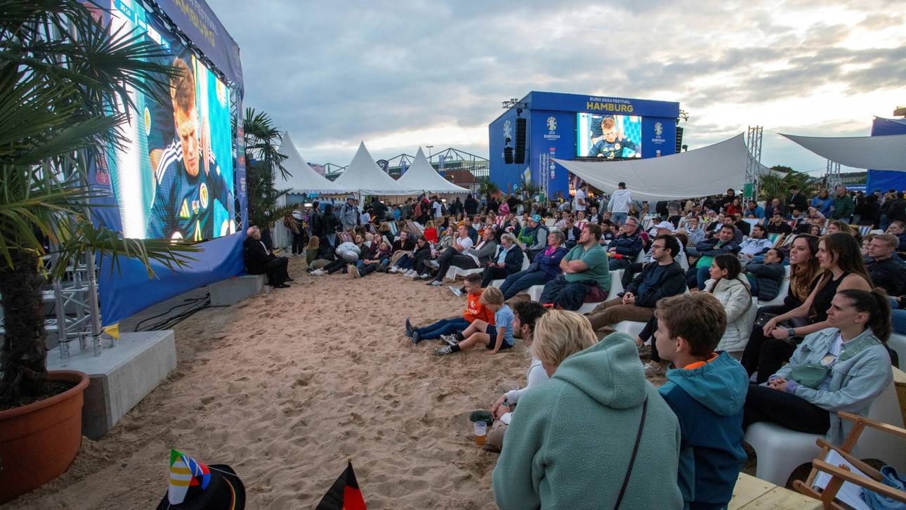 Sturm: Fan Zone in Hamburg bleibt zu